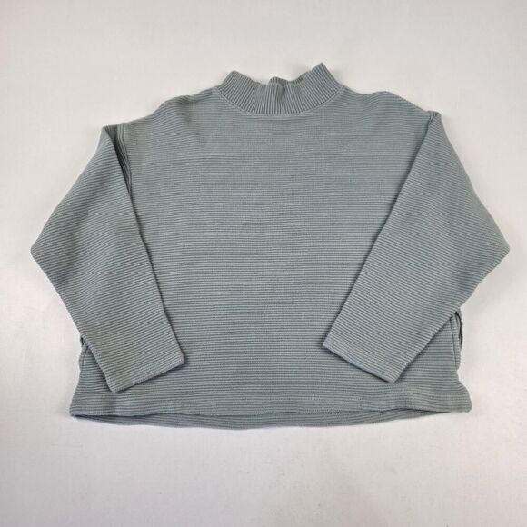 Madewell Womens Funnel neck Drop Shoulder Sweater Top w/ Pockets Womens Sz Small - Picture 1 of 12